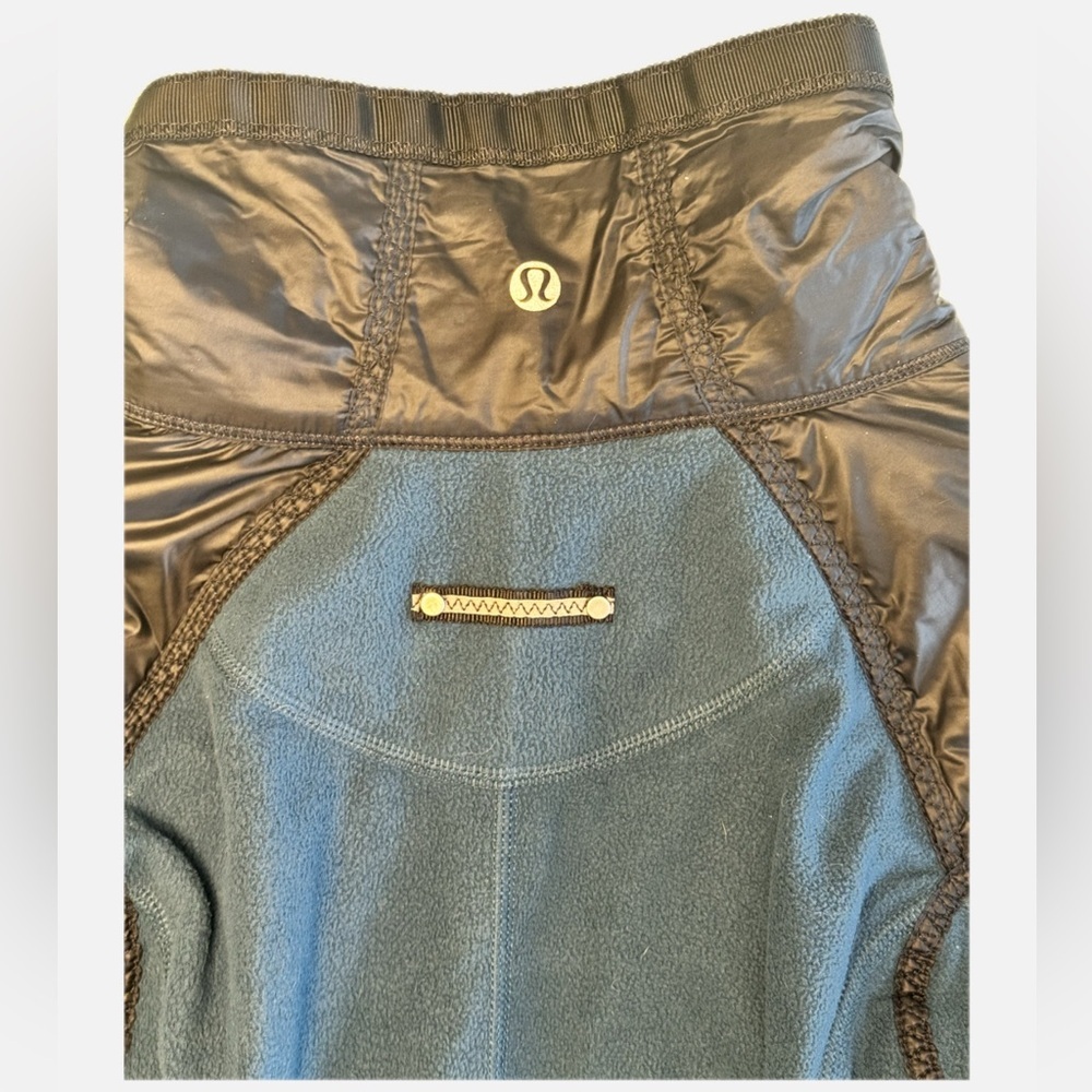 Lululemon Down For A Run Hybrid Jacket - Black/Blue - Goose Down & Fleece - S - Picture 4 of 7
